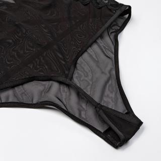Manor Woman Body Semi-Transparent en Dentelle avec Clous  