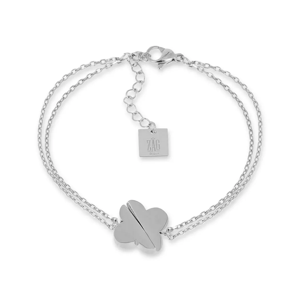 ZAG Bijoux - Armband, 15+3CM, Silberfarben 5