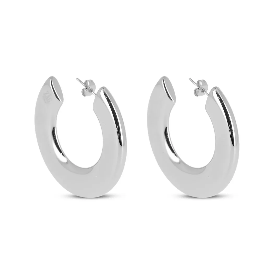 ZAG Bijoux - Ohrstecker, One Size, Silberfarben 4