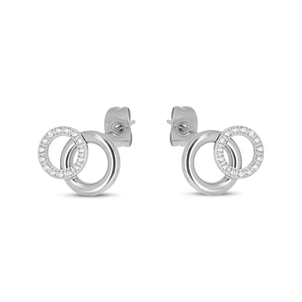 ZAG Bijoux - Ohrstecker, One Size, Silberfarben 6