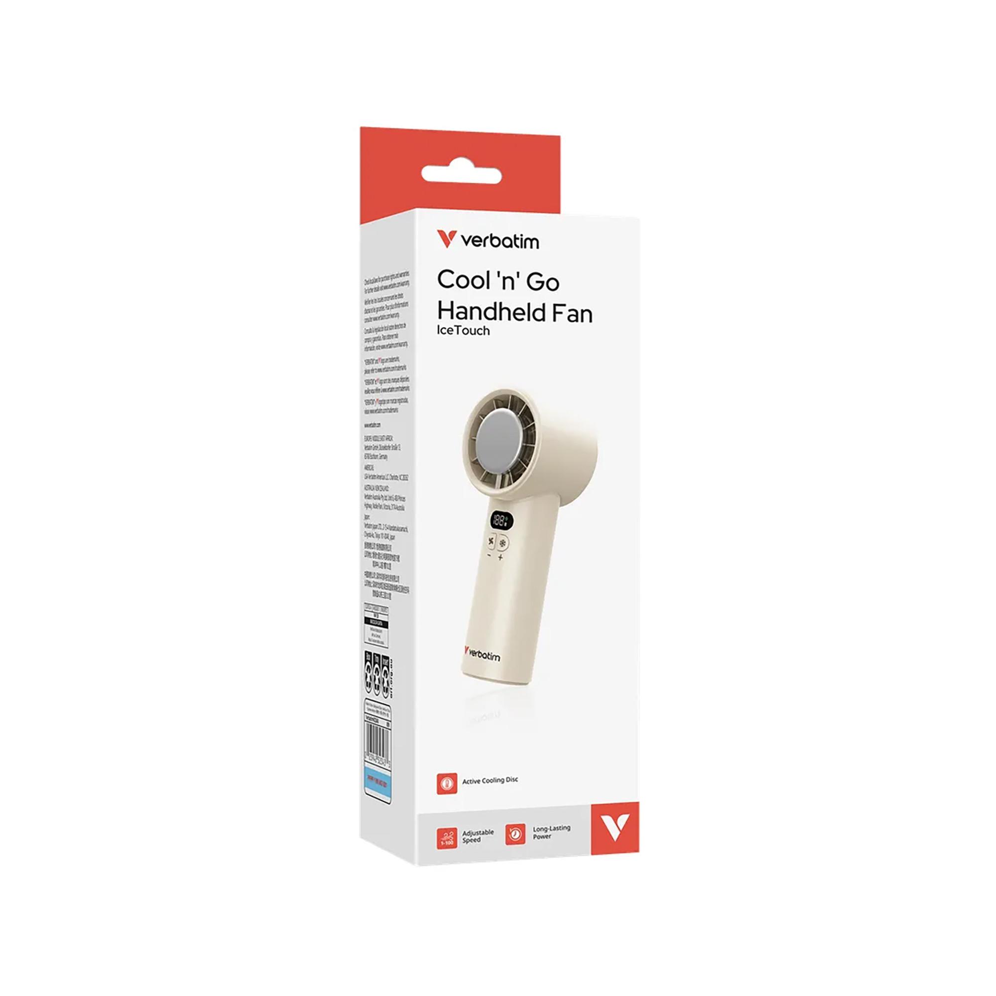 Verbatim Ventilatore USB Cool'n'Go Ice Touch Handheld Fan 