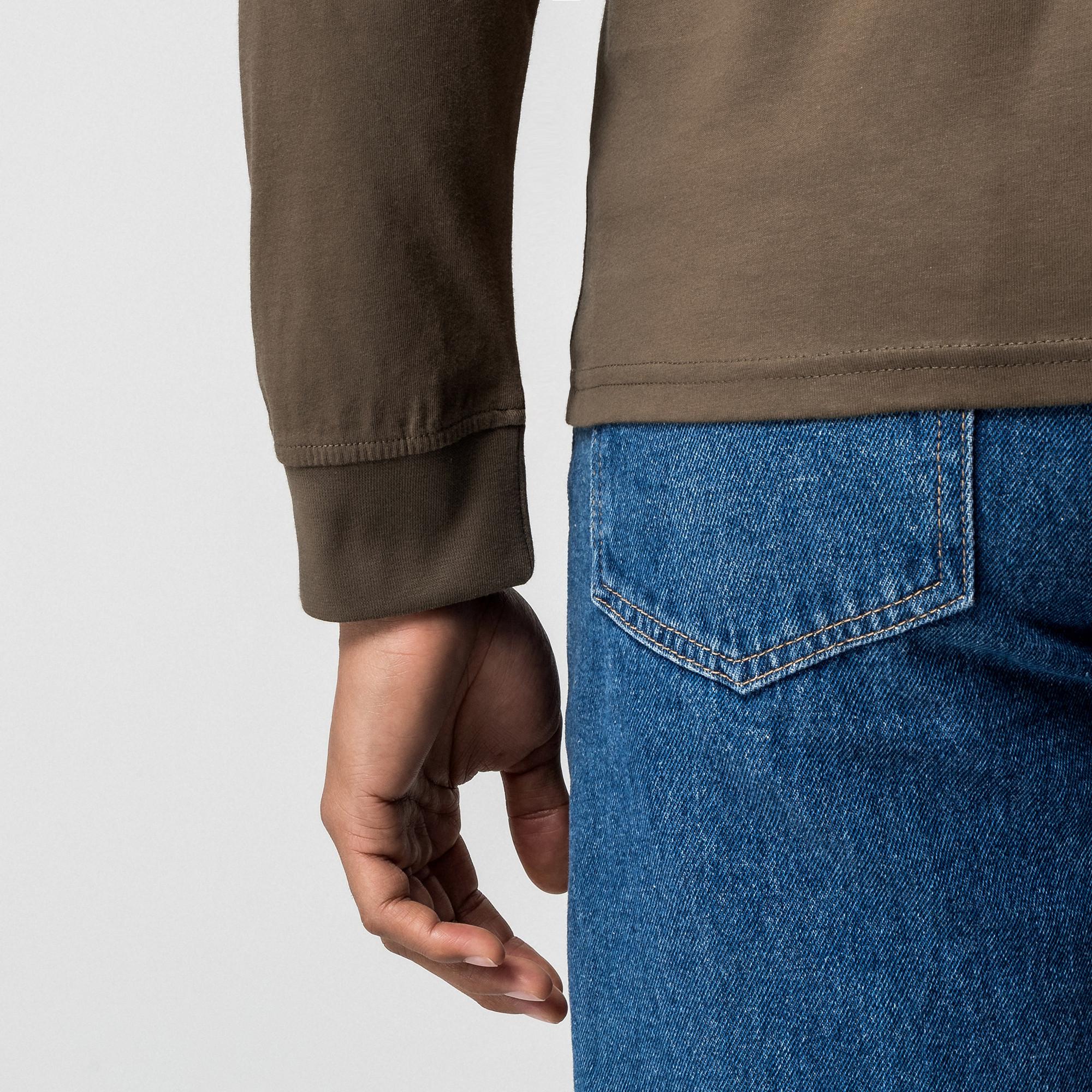 Manor Man Langarm T-Shirt  