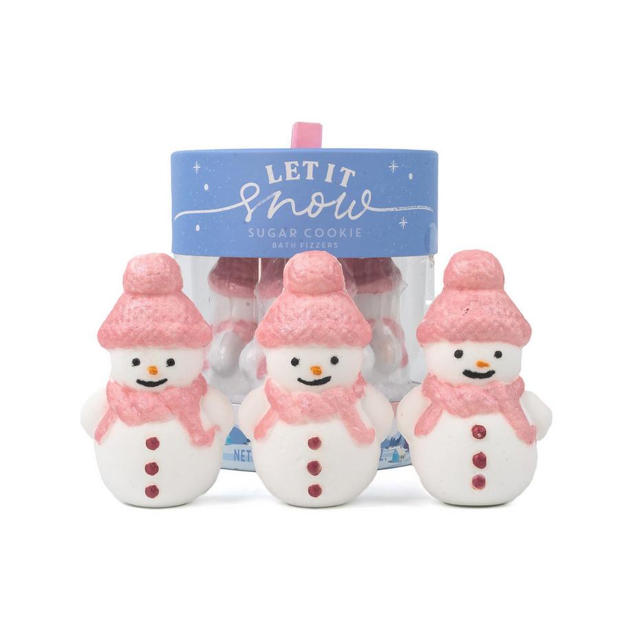 Badefizzer in Geschenkbox Snowman 'Let it Snow' 