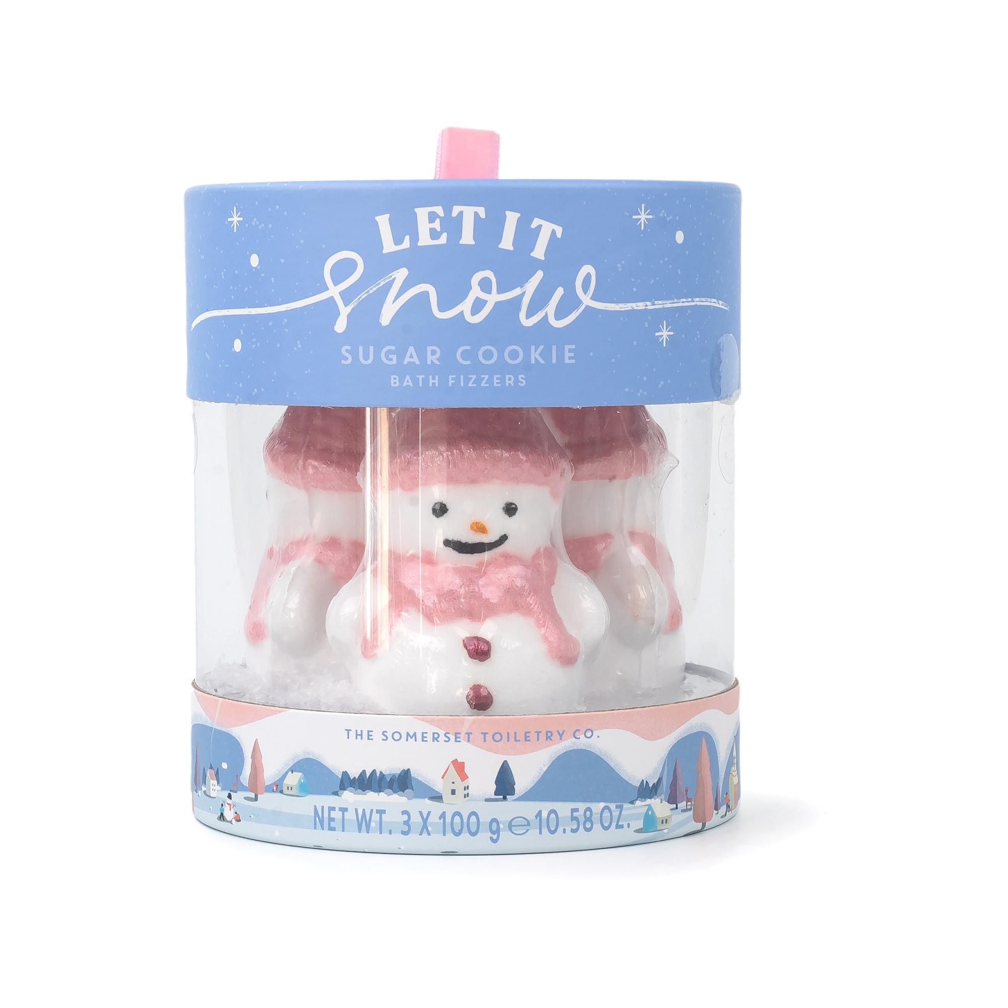 The Sommerset Toiletry  Badefizzer in Geschenkbox Snowman 'Let it Snow'  