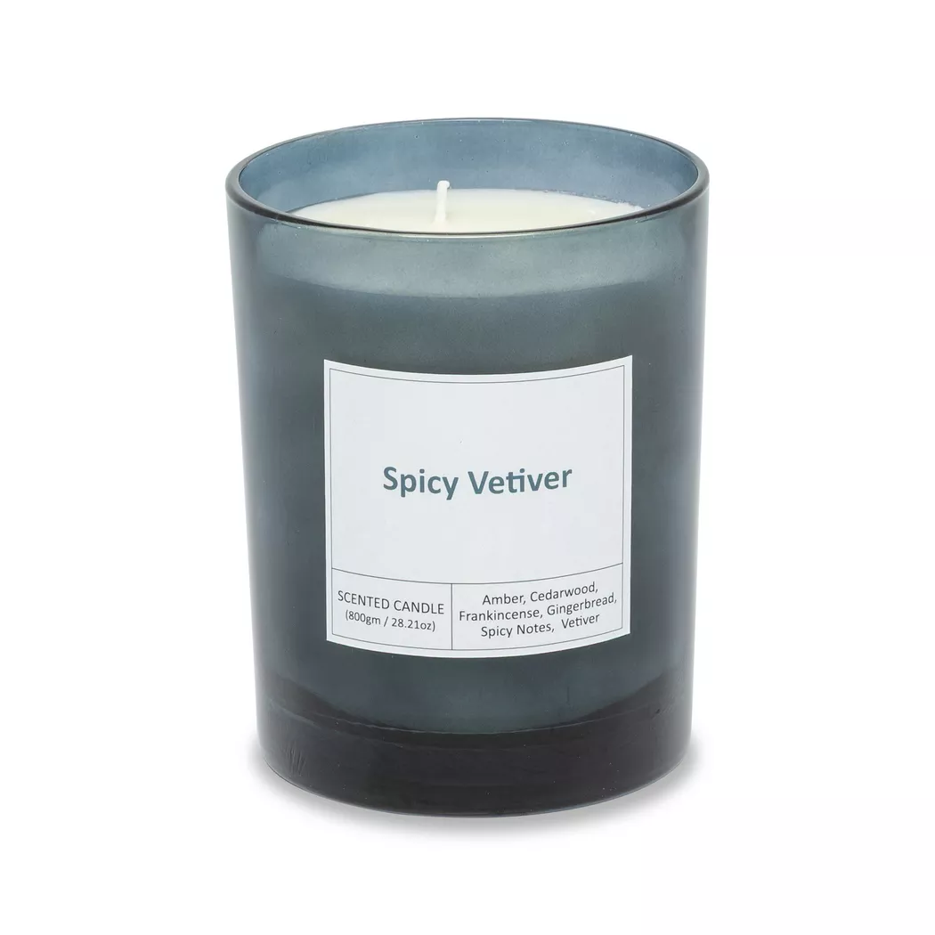 Manor - Duftkerze im Glas, 800 g, Baltisches Blau