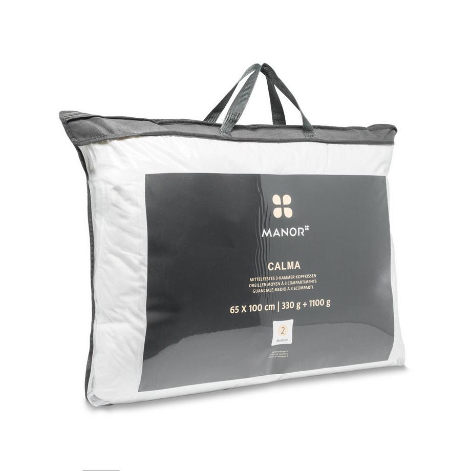 Manor Calma Cuscino Semiduro Piume 3 Camere  