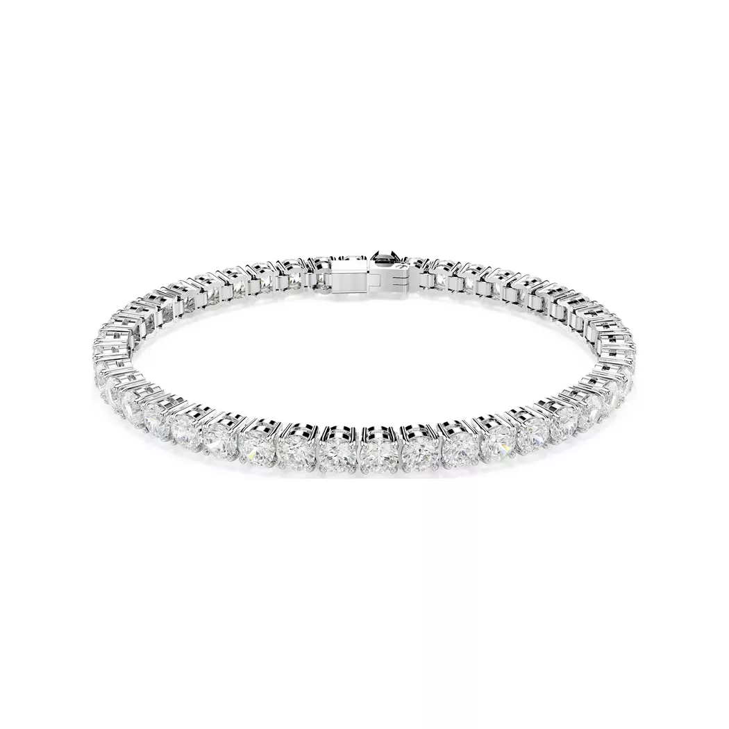 Swarovski - Armband, Matrix, XL, Silberfarben