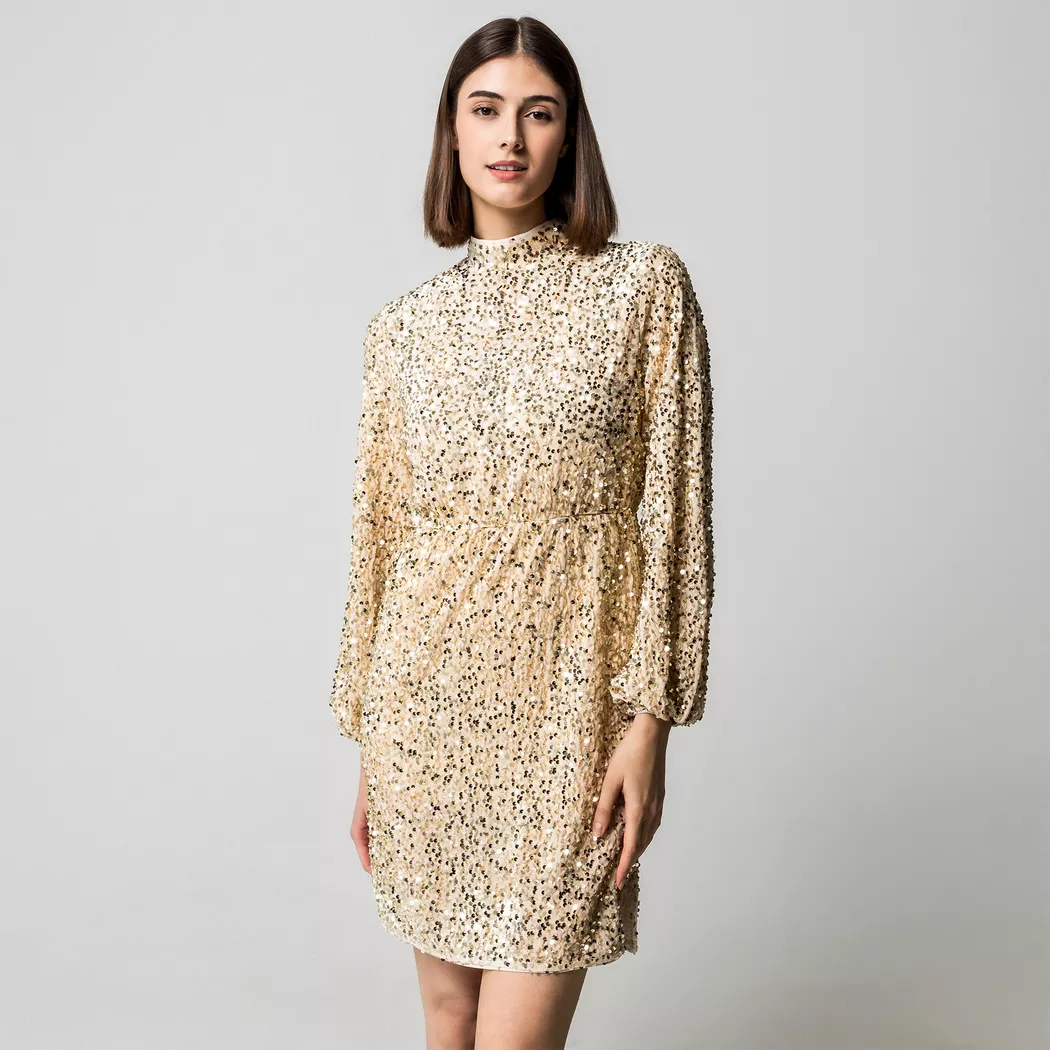 Manor Woman - Cocktailkleid, für Damen, Gold, Größe 46
