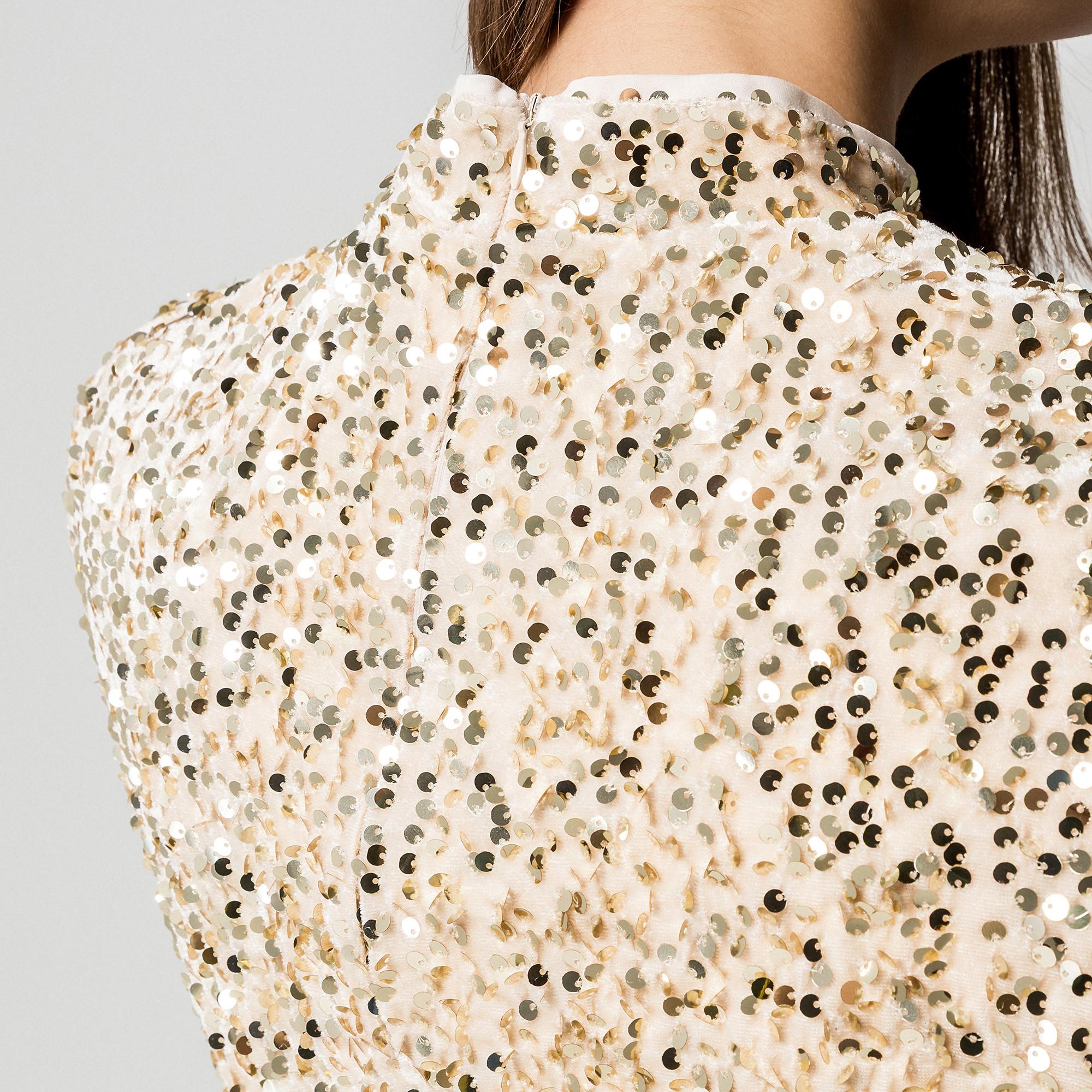 Manor Woman Robe de cocktail à paillettes  