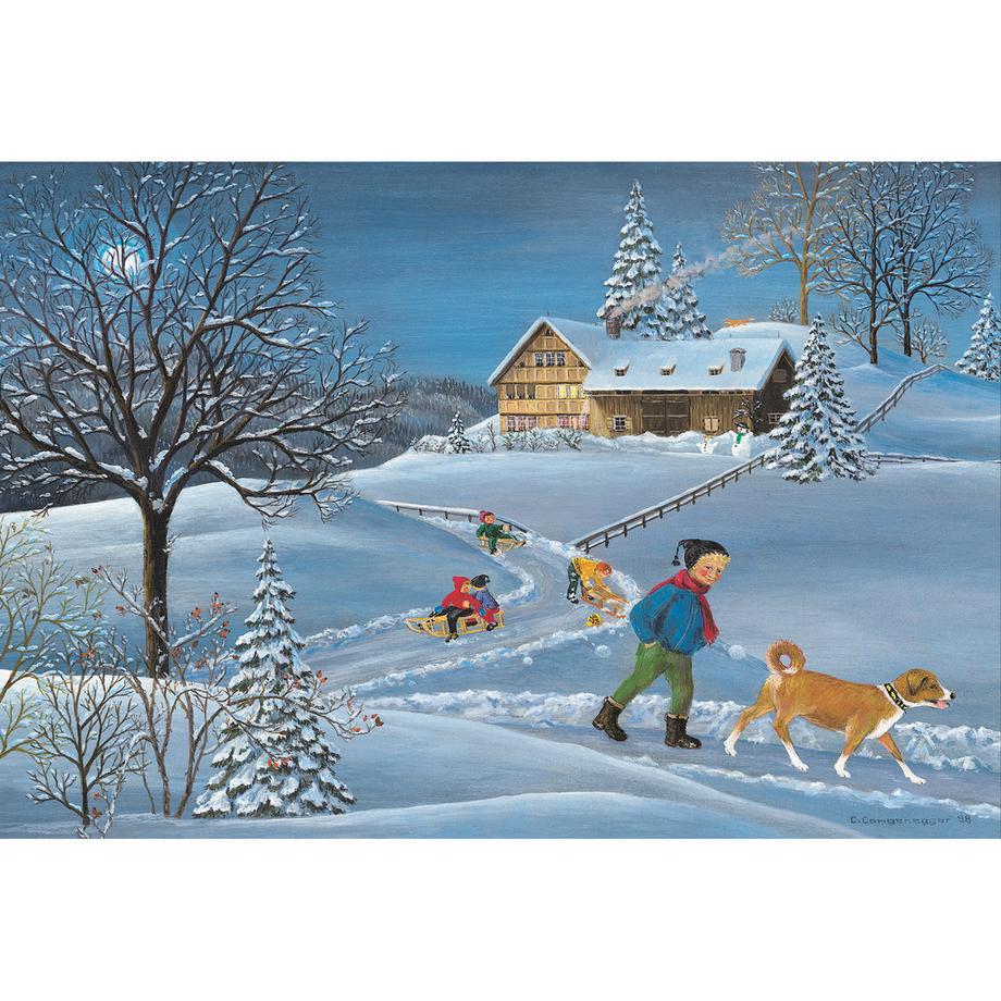 Unicef Weihnachtskarten Set In the Country 