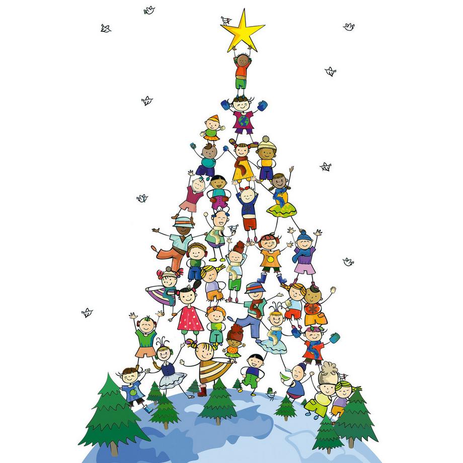 Unicef Weihnachtskarten Set One World 