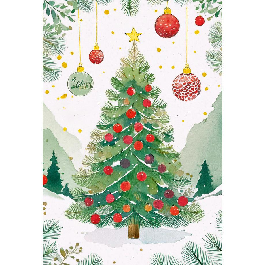 Unicef Weihnachtskarten Set Chrimstmas Tree 