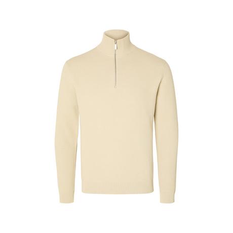 SELECTED SLHDane Strickstruktur Half Zip Pullover  