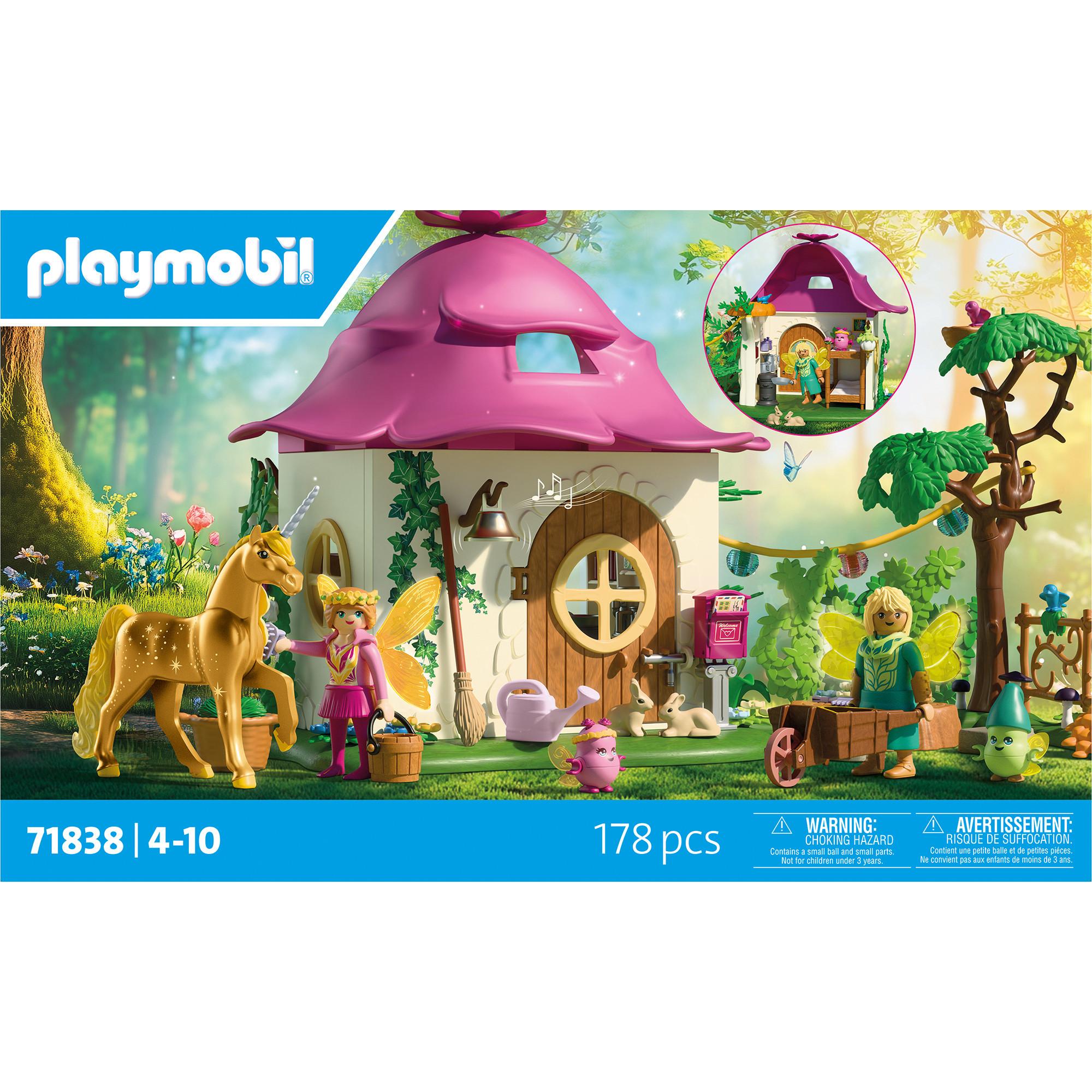 Playmobil  71838 Gemütliches Feenzuhause mit Goldeinhorn und Stall 