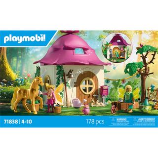 Playmobil  71838 Gemütliches Feenzuhause mit Goldeinhorn und Stall 