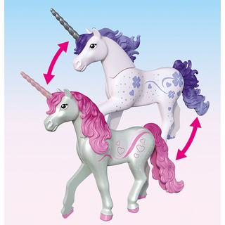 Playmobil  71839 Zauberhafter Einhorn-Stall für Mama und Fohlen 