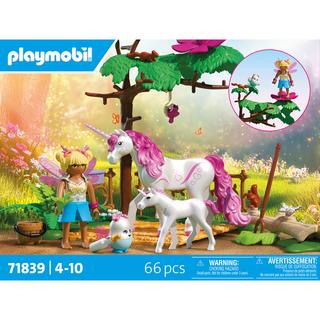 Playmobil  71839 Zauberhafter Einhorn-Stall für Mama und Fohlen 