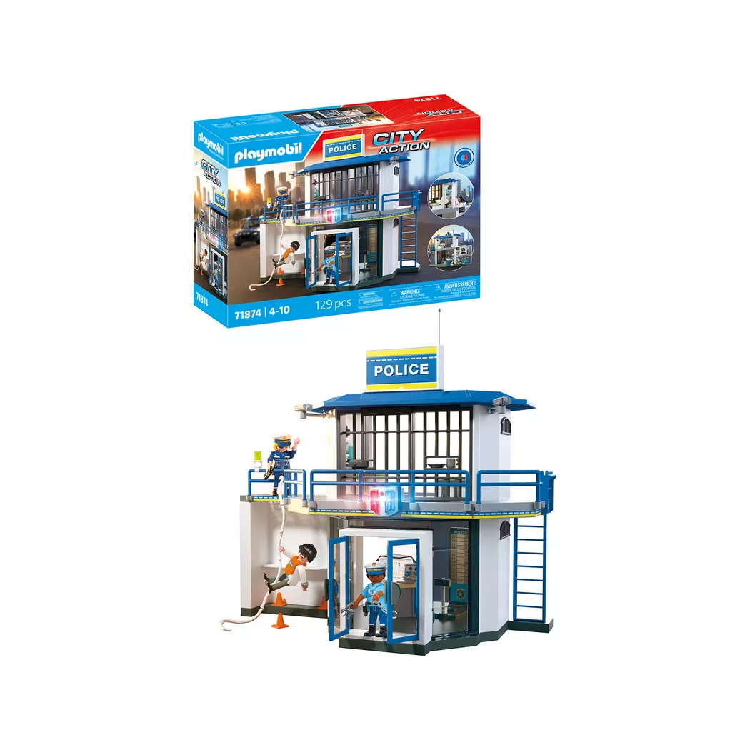 Playmobil 71874 Police Station Playset Multicolor