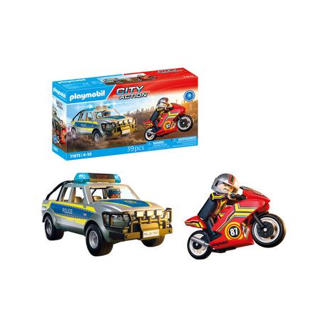 Playmobil  71875 Inseguimento con pick-up della polizia 