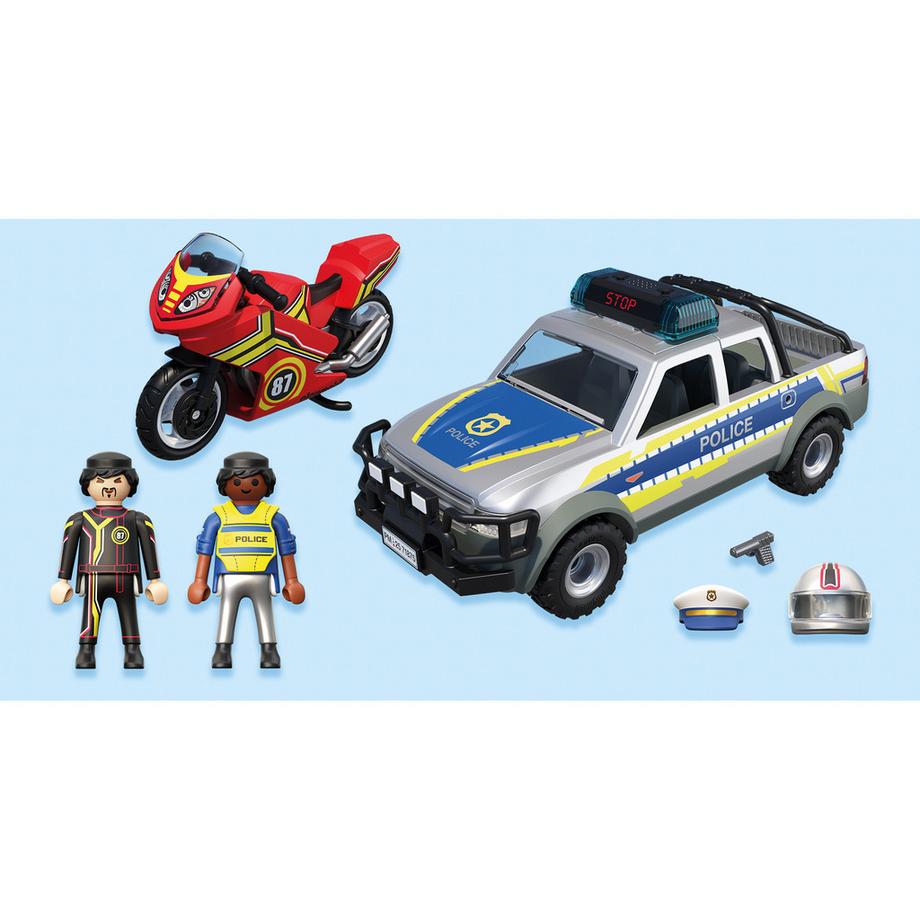 Playmobil  71875 Verfolgungsjagd mit Polizei Pick-Up 