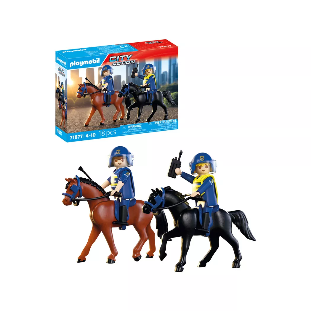 Playmobil - 71877 Polizeireiterstaffel, Multicolor