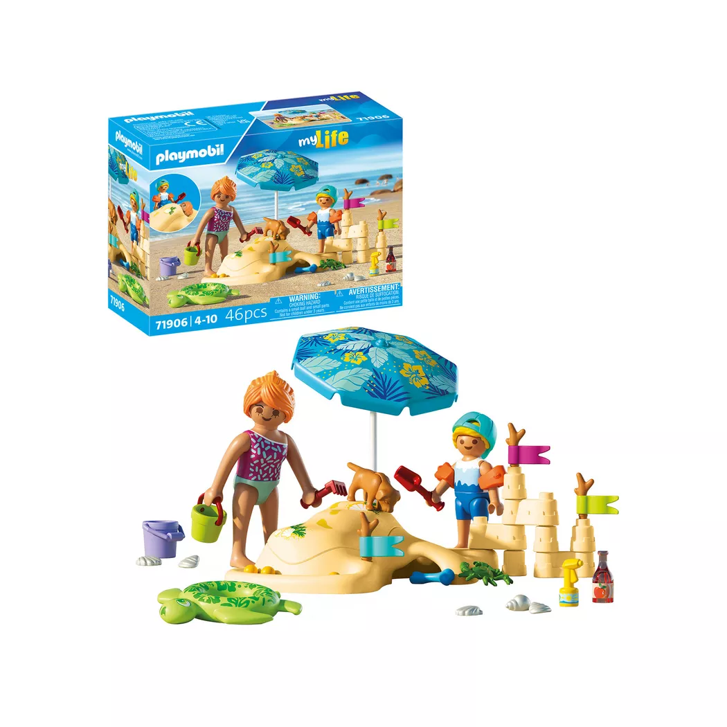 Playmobil - 71906 Familienspass am Strand, Multicolor