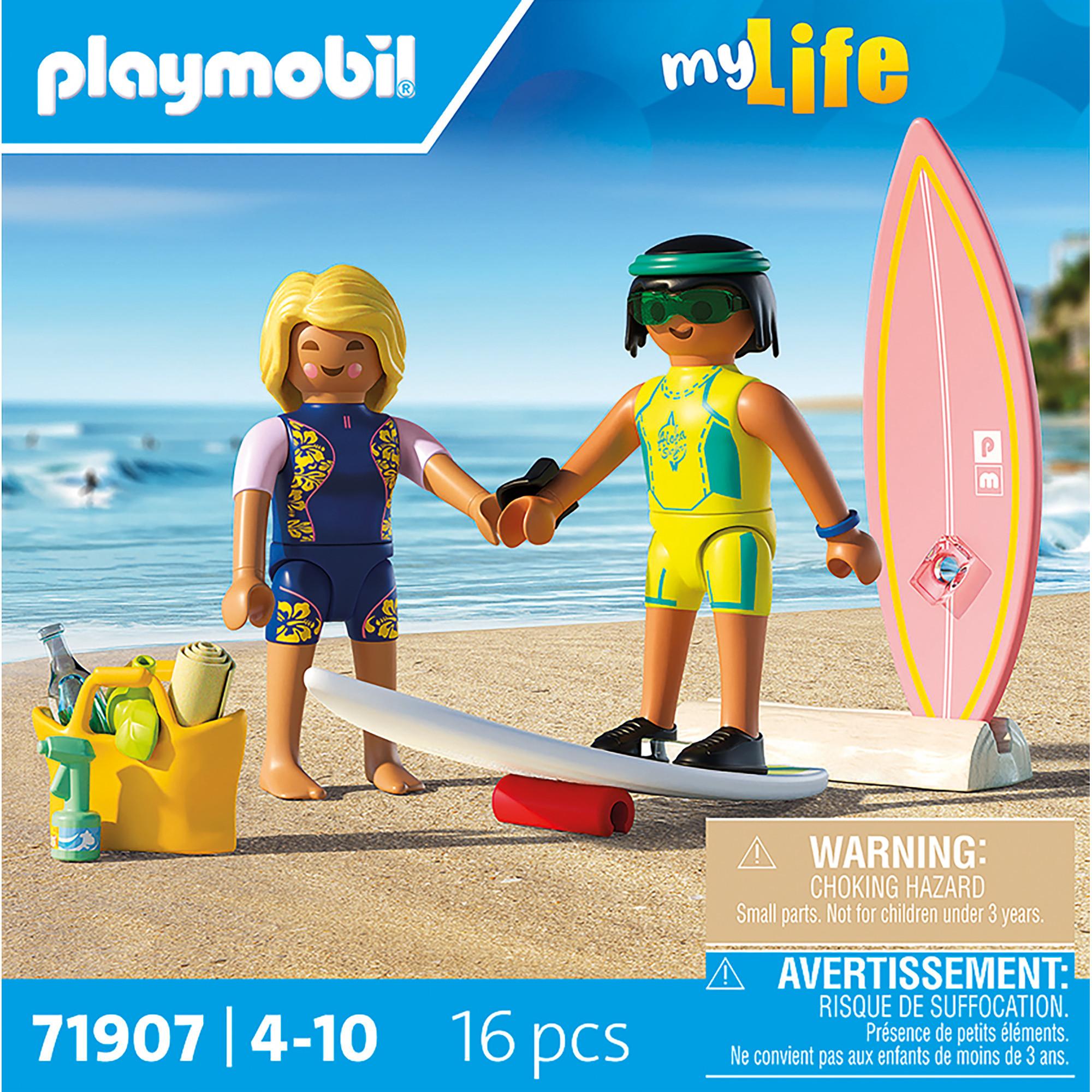 Playmobil  71907 Cours de surf à la plage, 2 personnages 