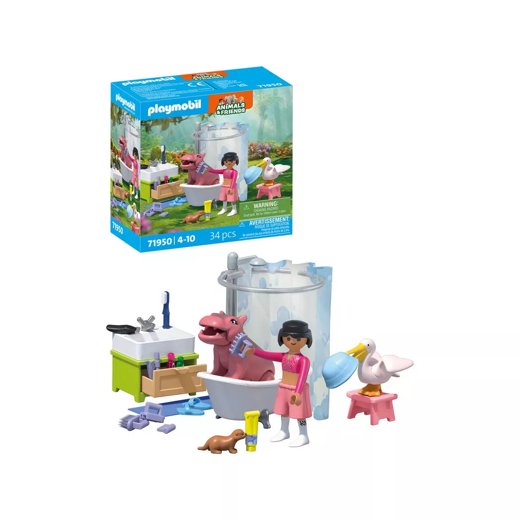 Playmobil - 71950 Tierischer Badespass, Multicolor
