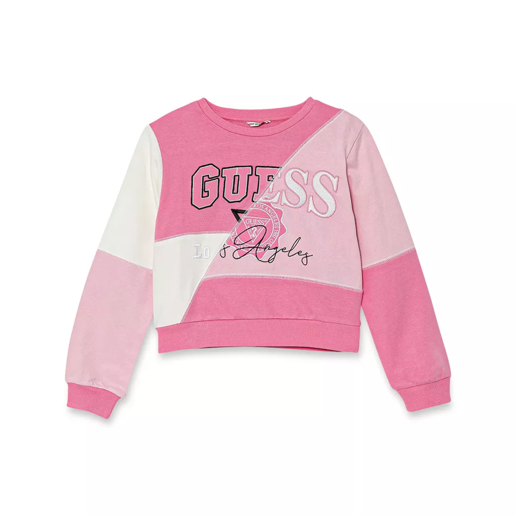 Guess - Sweatshirt, 12A, Rosa