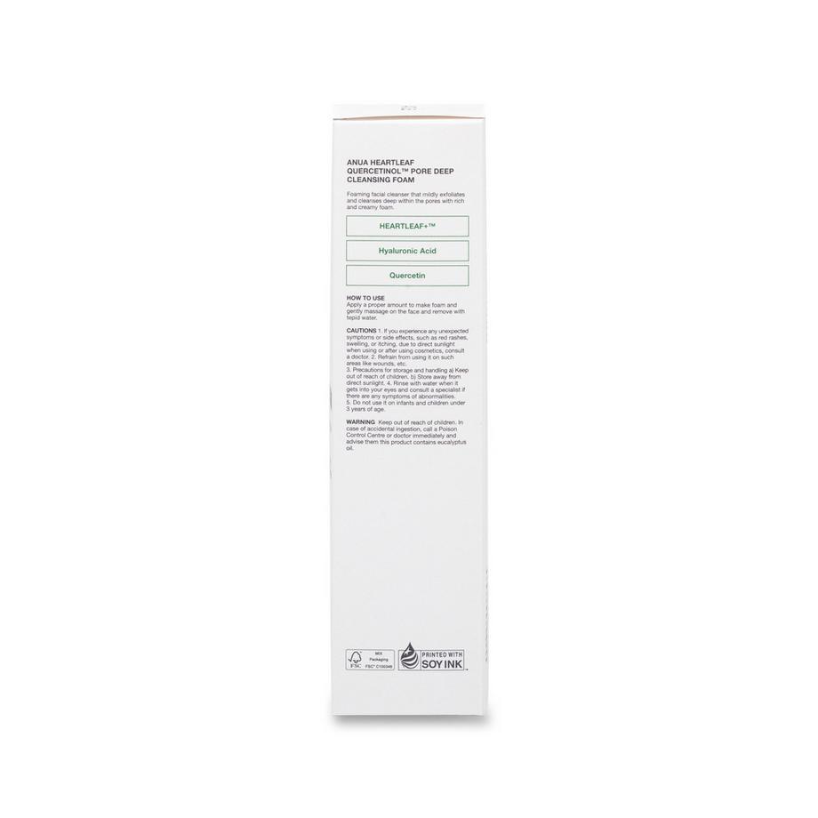 Anua  Heartleaf Quercetinol Pore Deep Cleansing Foam 