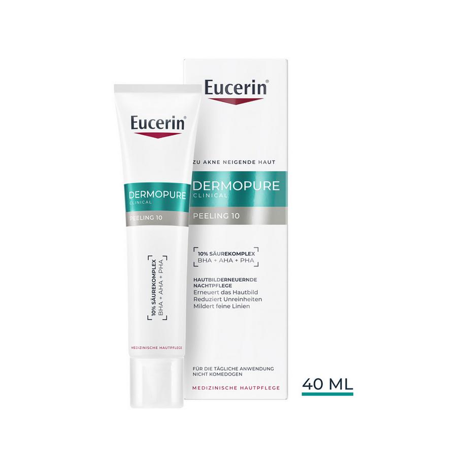 Eucerin  DERMOPURE CLINICAL  Peeling 10 - Hautbilderneuernde Nachtpflege 