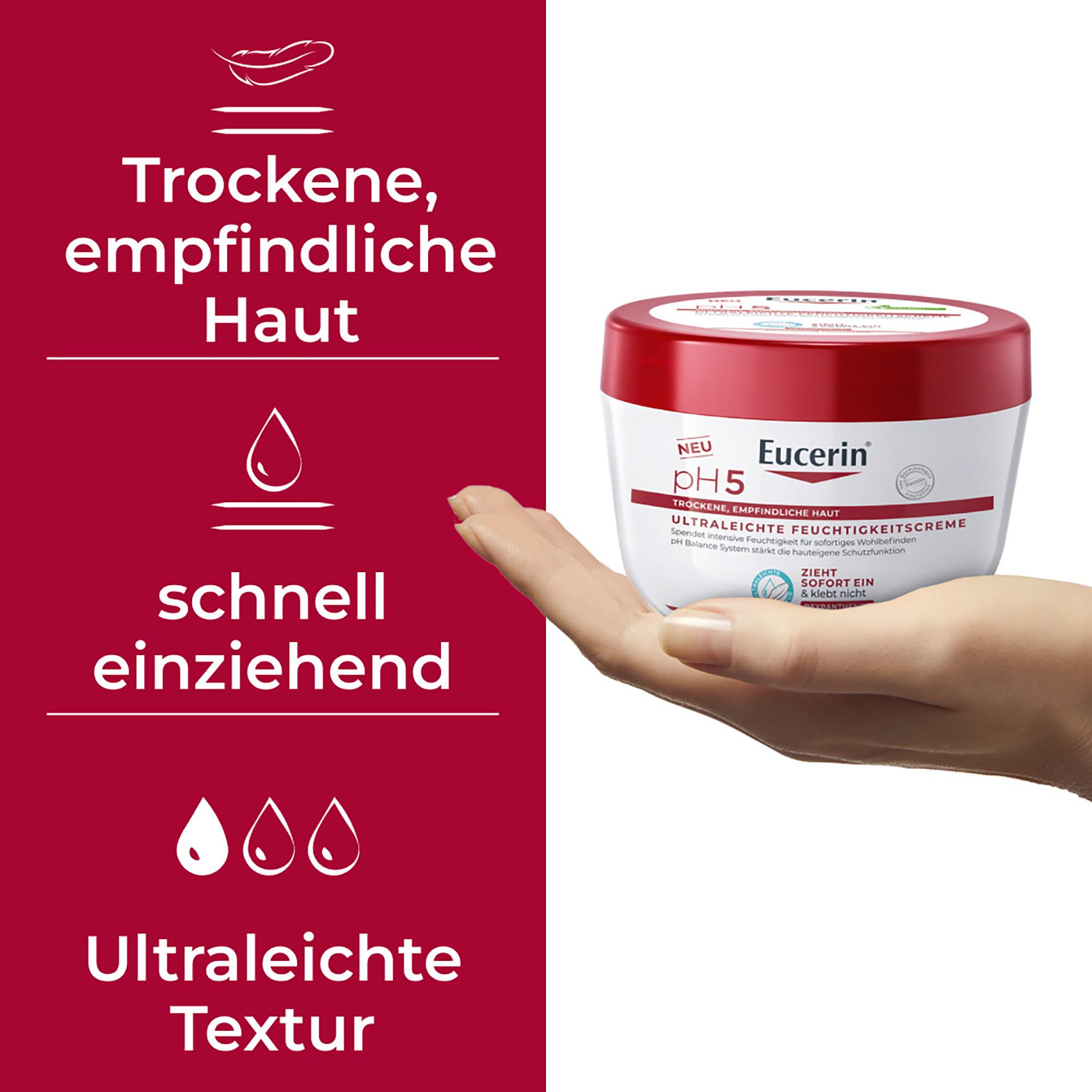 Eucerin  pH5 crème hydratante ultra-légère 