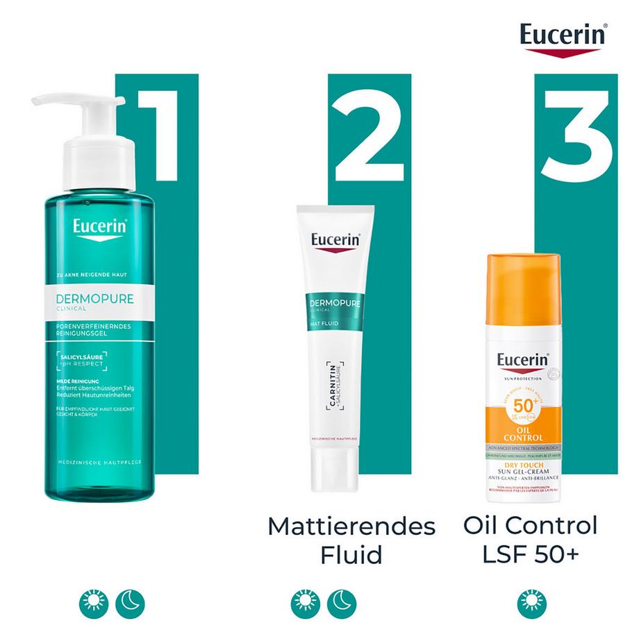 Eucerin  DERMOPURE CLINICAL Mattierendes Fluid 