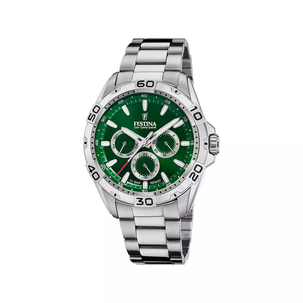 Festina F20623/3 Multifunktionsuhr Silber 45mm 2