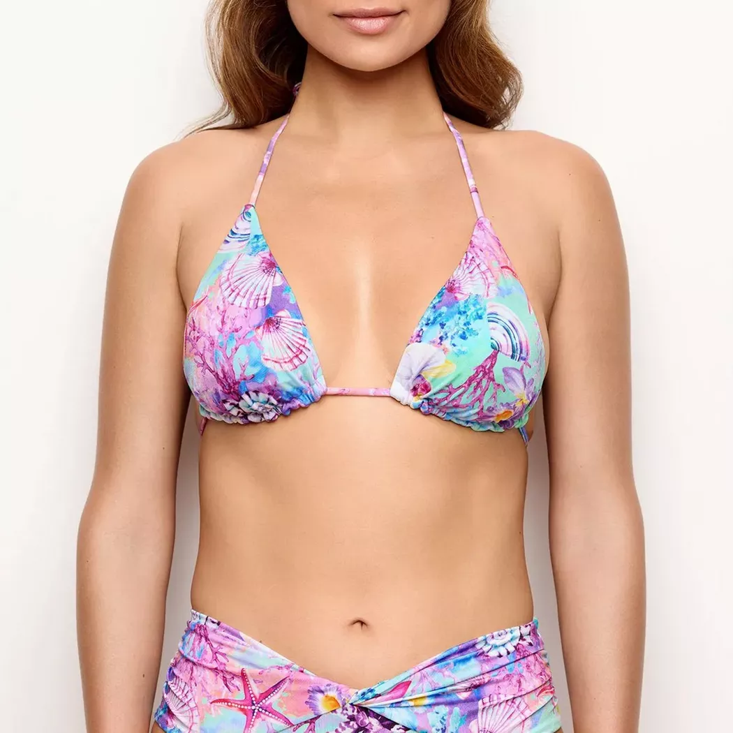 Yamamay - Bikini Oberteil, Triangel, für Damen, Multicolor, Größe 75B