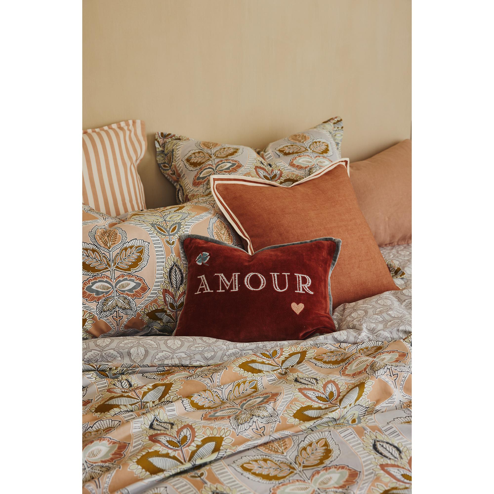 Olivier Desforges Beaumais Federa del cuscino motivo floreale  