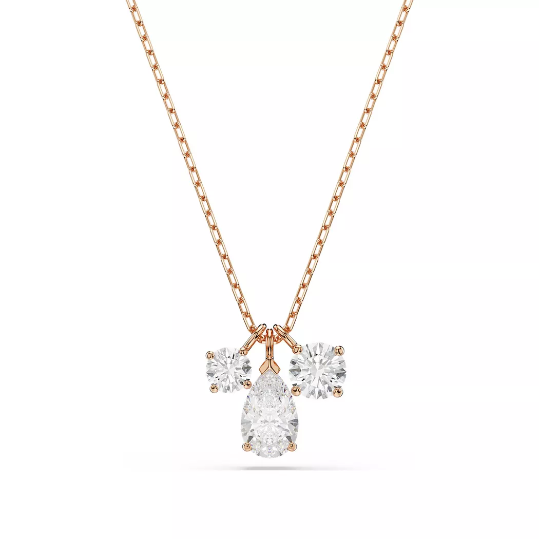 Swarovski - Halskette, Mesmera, 40cm, Roségoldfarben