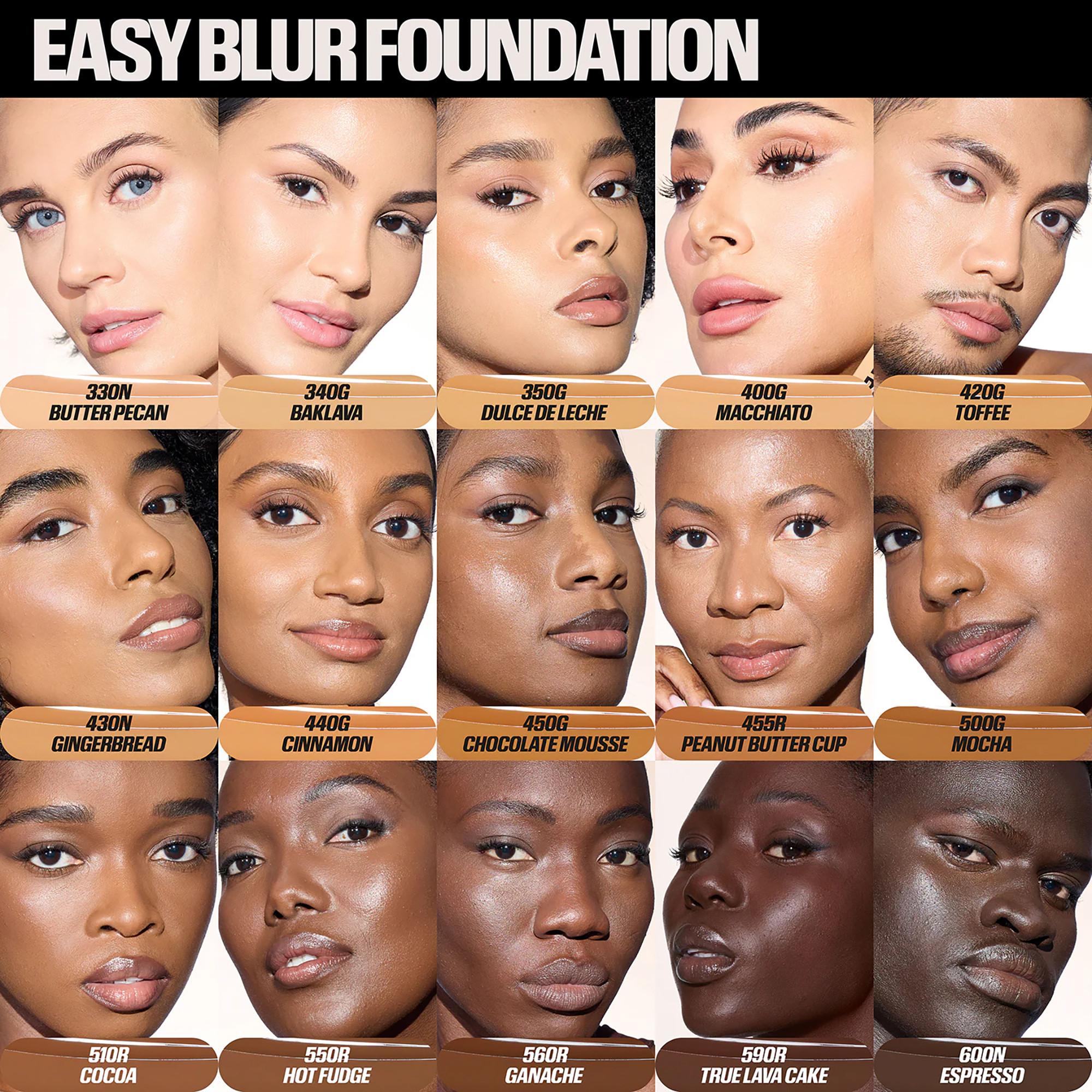 Huda Beauty  Easy Blur Natural Airbrush Foundation -  für eine Filter-Finish Base 