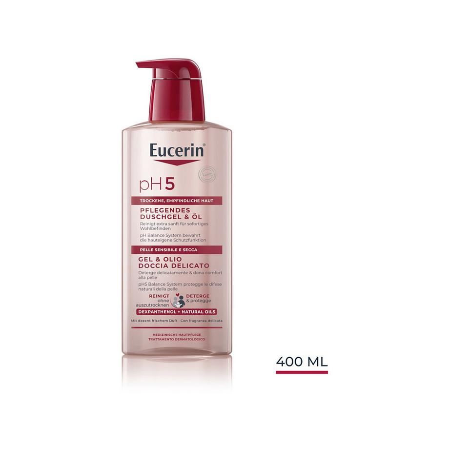 Eucerin  pH5 Pflegendes Duschgel und Öl 