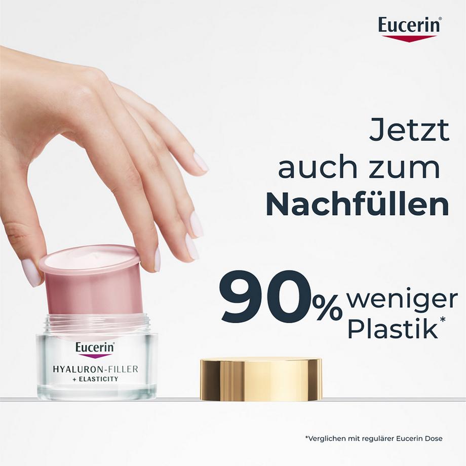 Eucerin  Hyaluron-Filler + Elasticity Tagespflege Rose LSF 30 Nachfüllkapsel 