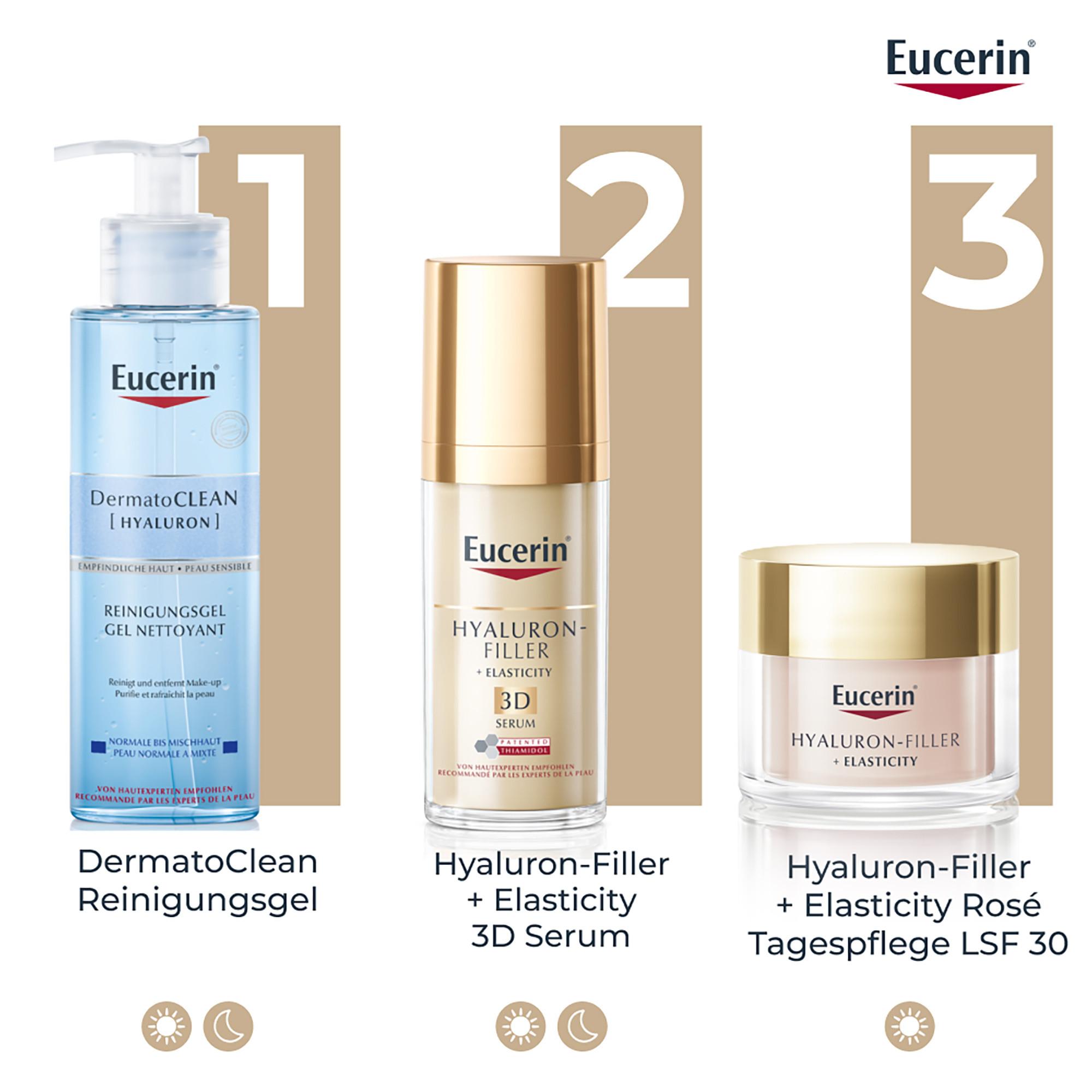 Eucerin  Hyaluron-Filler + Elasticity Soin de jour rose SPF 30 recharge 