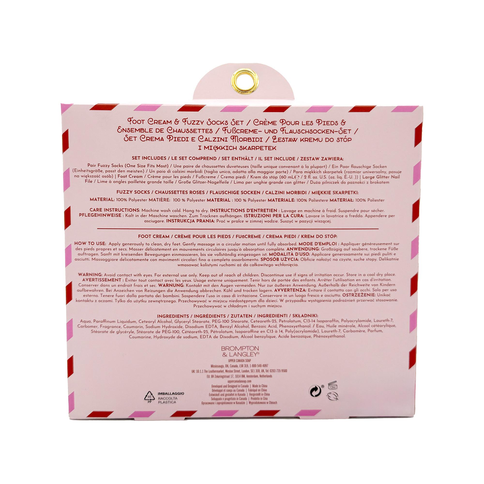 Upper Canada  Set 3 Pezzi Cura Piedi - Lettera di Natale 