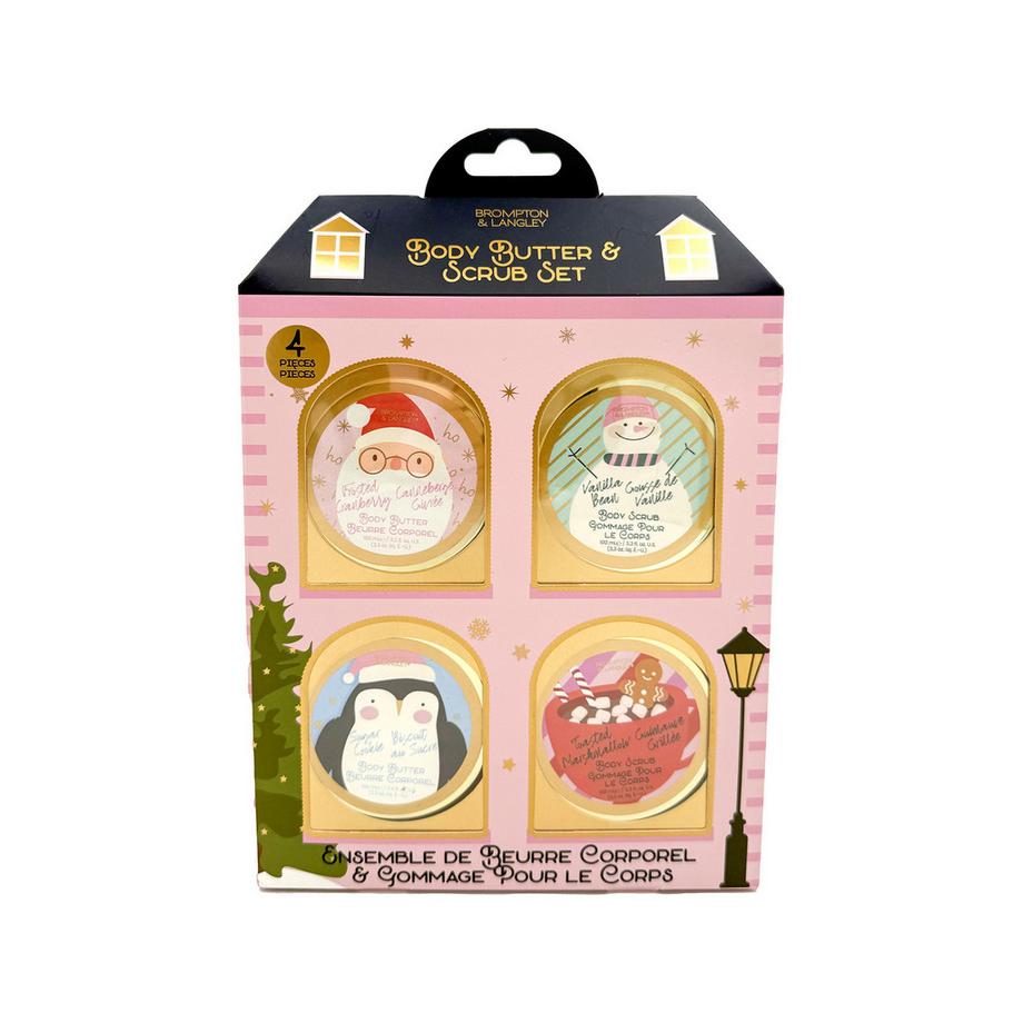 Ensemble 4 pièces Beurre Corps & Gommage Corps - Maison