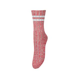 BECKSÖNDERGAARD Chaussettes classiques chinées en maille côtelée  