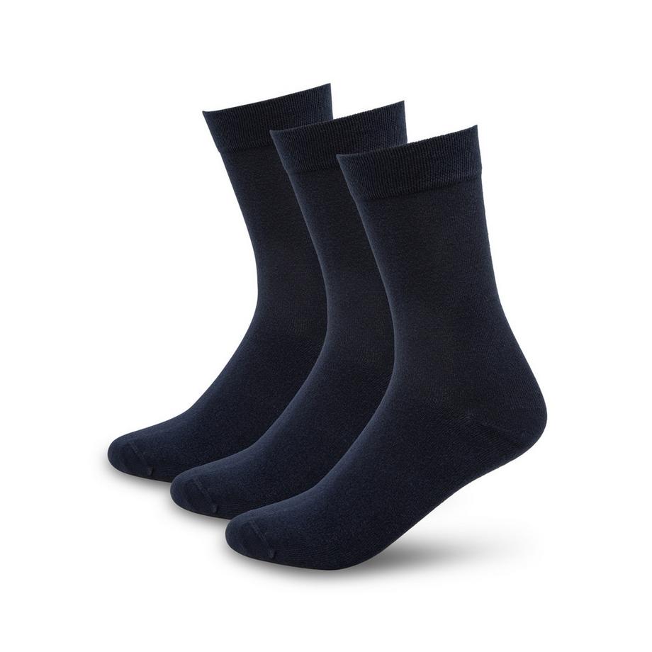 Lot de 3 paires de chaussettes, hauteur mollet