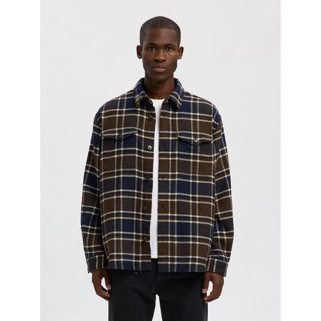 SELECTED SLHRELAXPABLO LANO Overshirt Quadri  