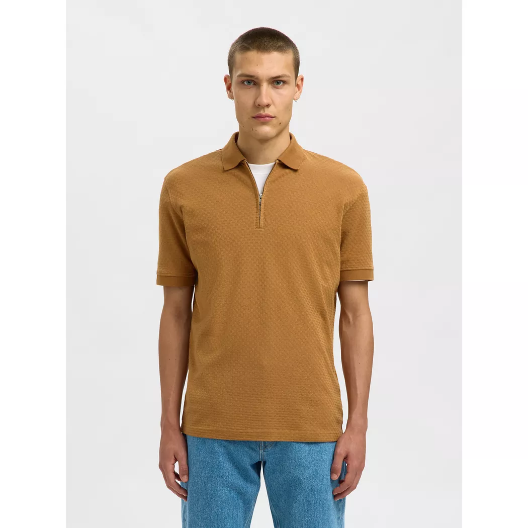 Selected - Polo Shirt, für Herren, Hellbraun, Größe XL