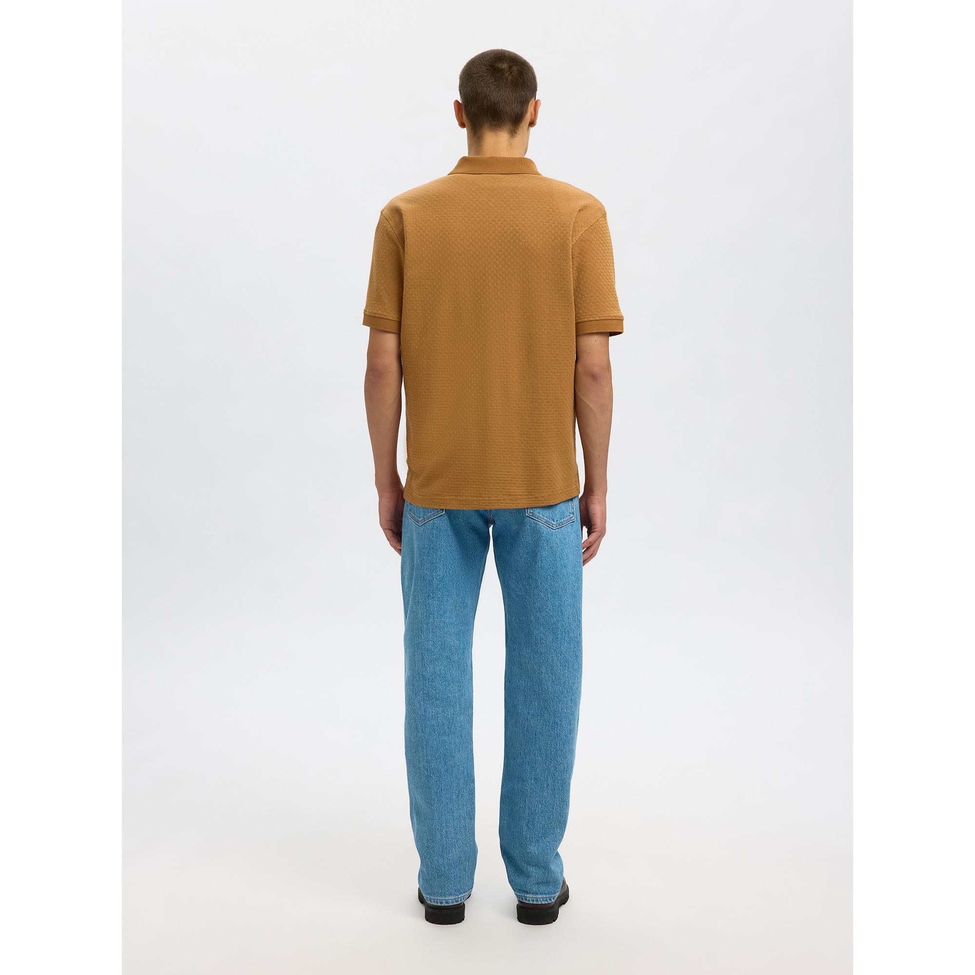 SELECTED SLHFave Split Neck Langarm Polo  