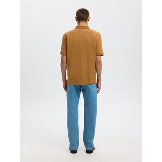 SELECTED SLHFave Split Neck Langarm Polo  