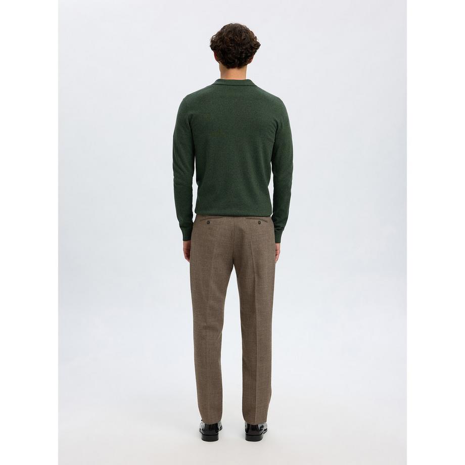 SELECTED SLHIsaac Zip SS Polo Pantalon  